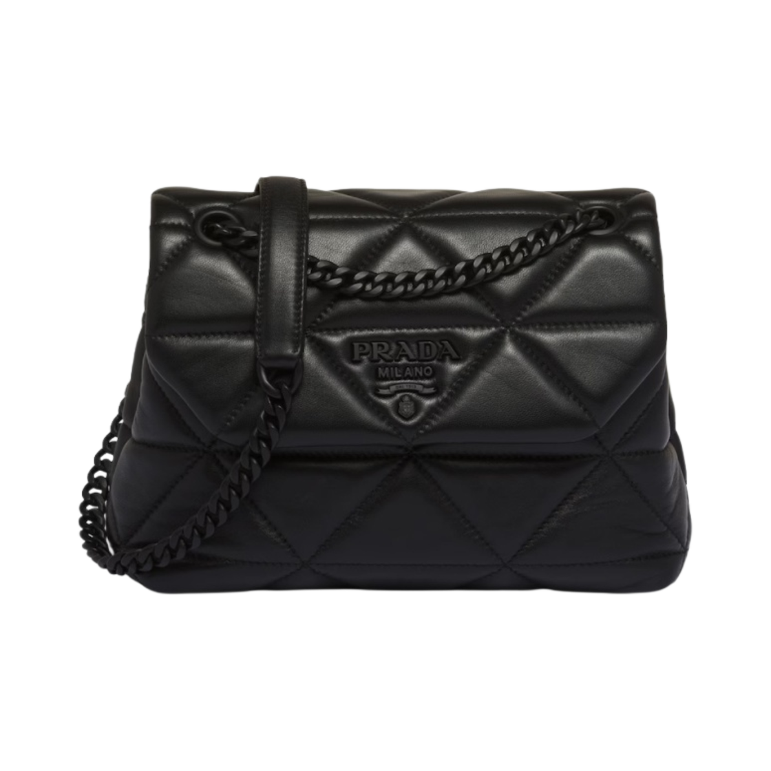 프라다 스몰 나파 레더 프라다 스펙트럼 백 블랙(Prada Small Nappa Leather Prada Spectrum Bag Black) - 1
