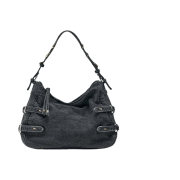 Zara Rock Denim Bag Black