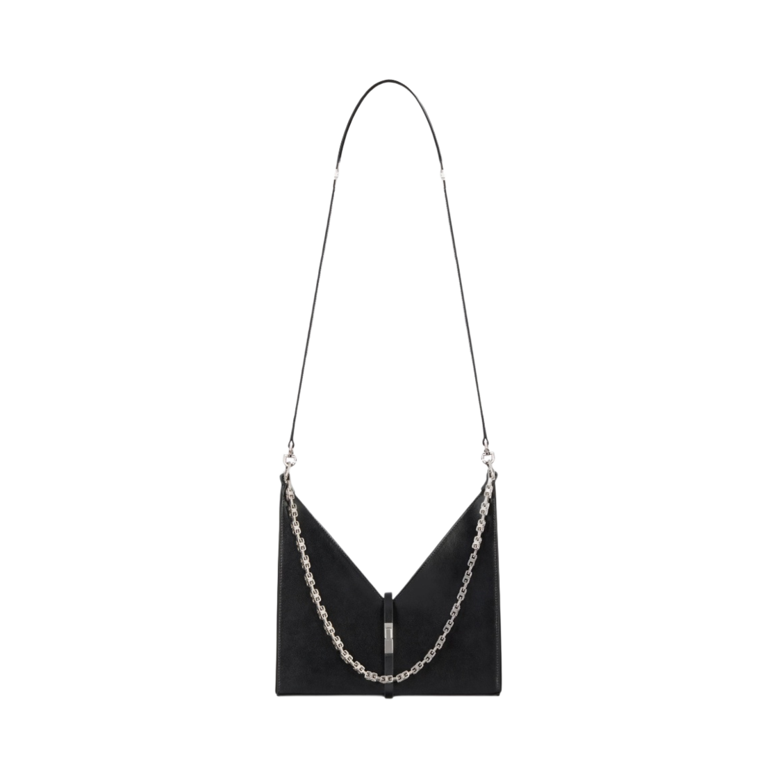 지방시 박스 레더 스몰 컷 아웃 체인백 블랙(Givenchy Small Cut Out Bag in Box Leather with Chain Black) - 3
