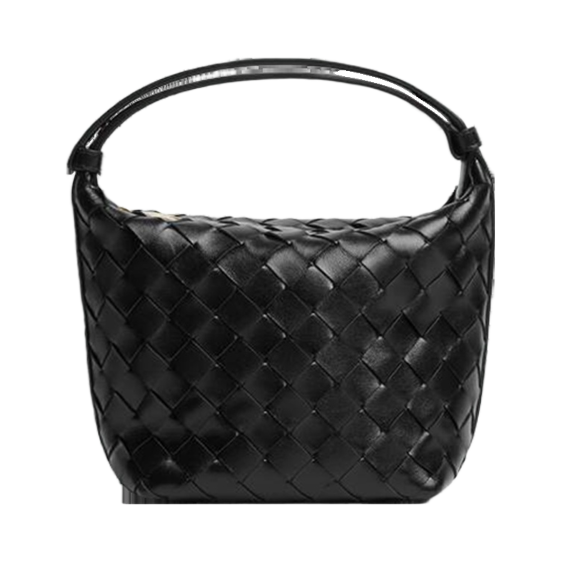776781V3IV18425 Bottega Veneta Candy Wallace Shoulder Bag Black