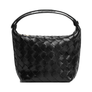 Bottega Veneta Candy Wallace Shoulder Bag Black
