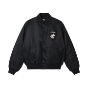 Stussy Surfman Stadium Jacket Black