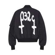 032c Mayhem Bomber Jacket Black