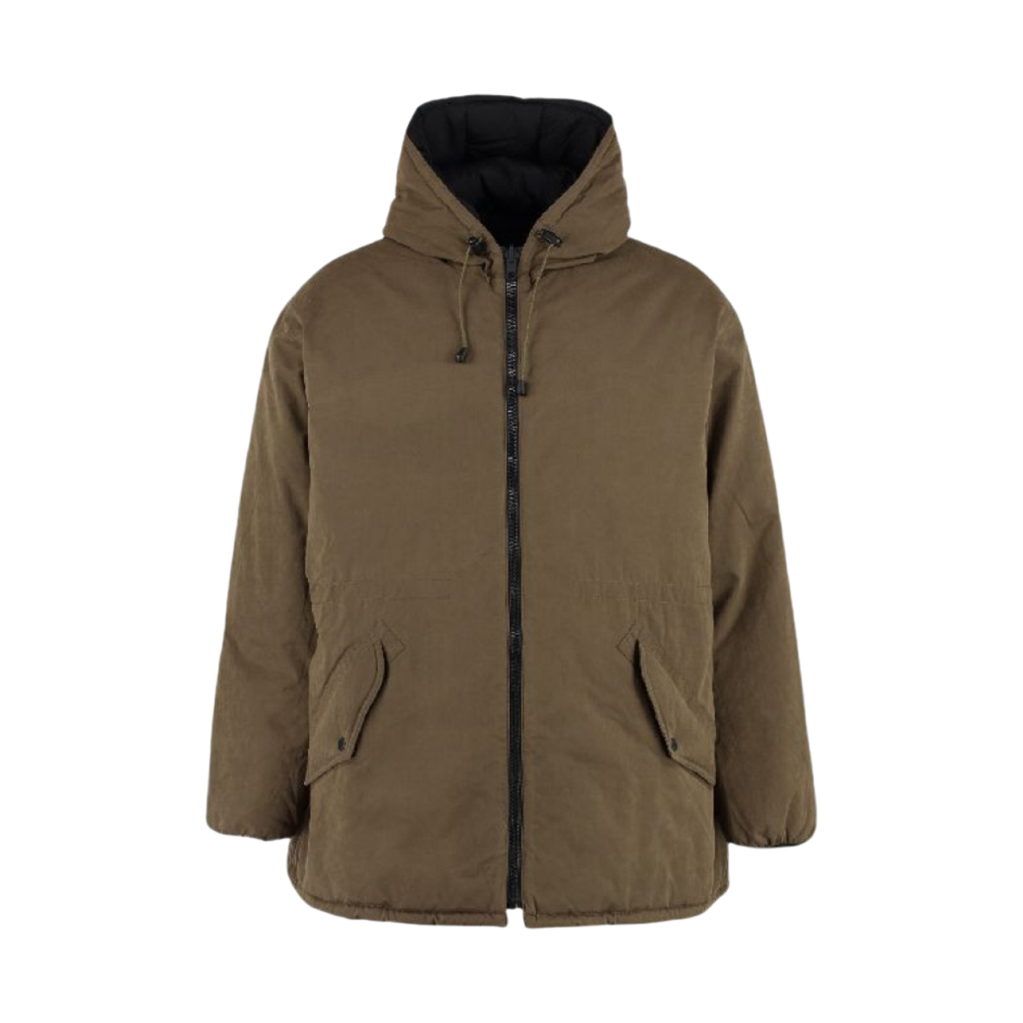 M4221VOD Our Legacy Vintrospec Parka Olive Wax Neo Nylon