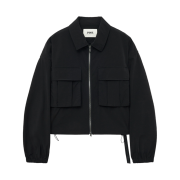 The Saturday Evening Post Cropped Jacket_Charcoal