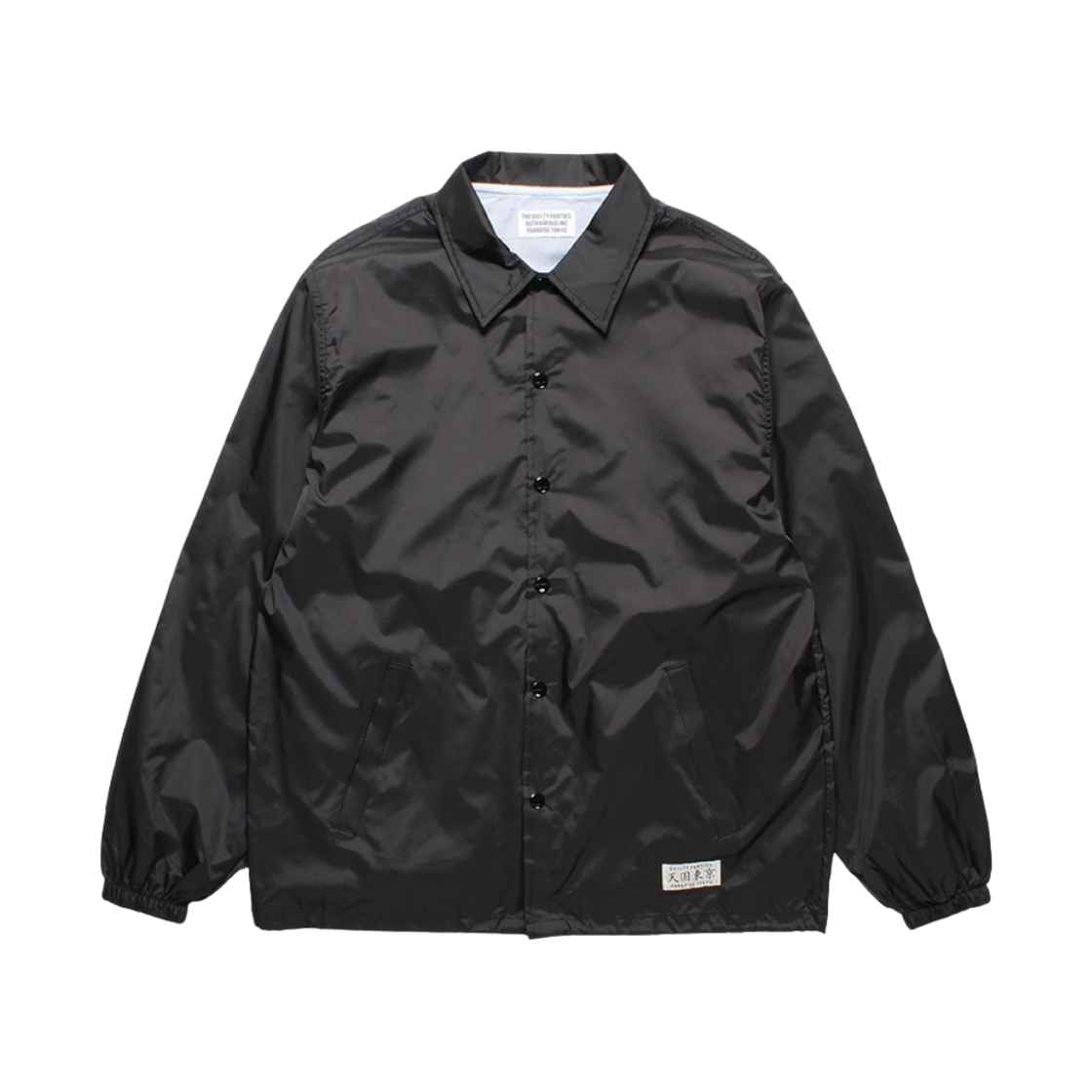 3416 Wacko Maria Coach Jacket Black