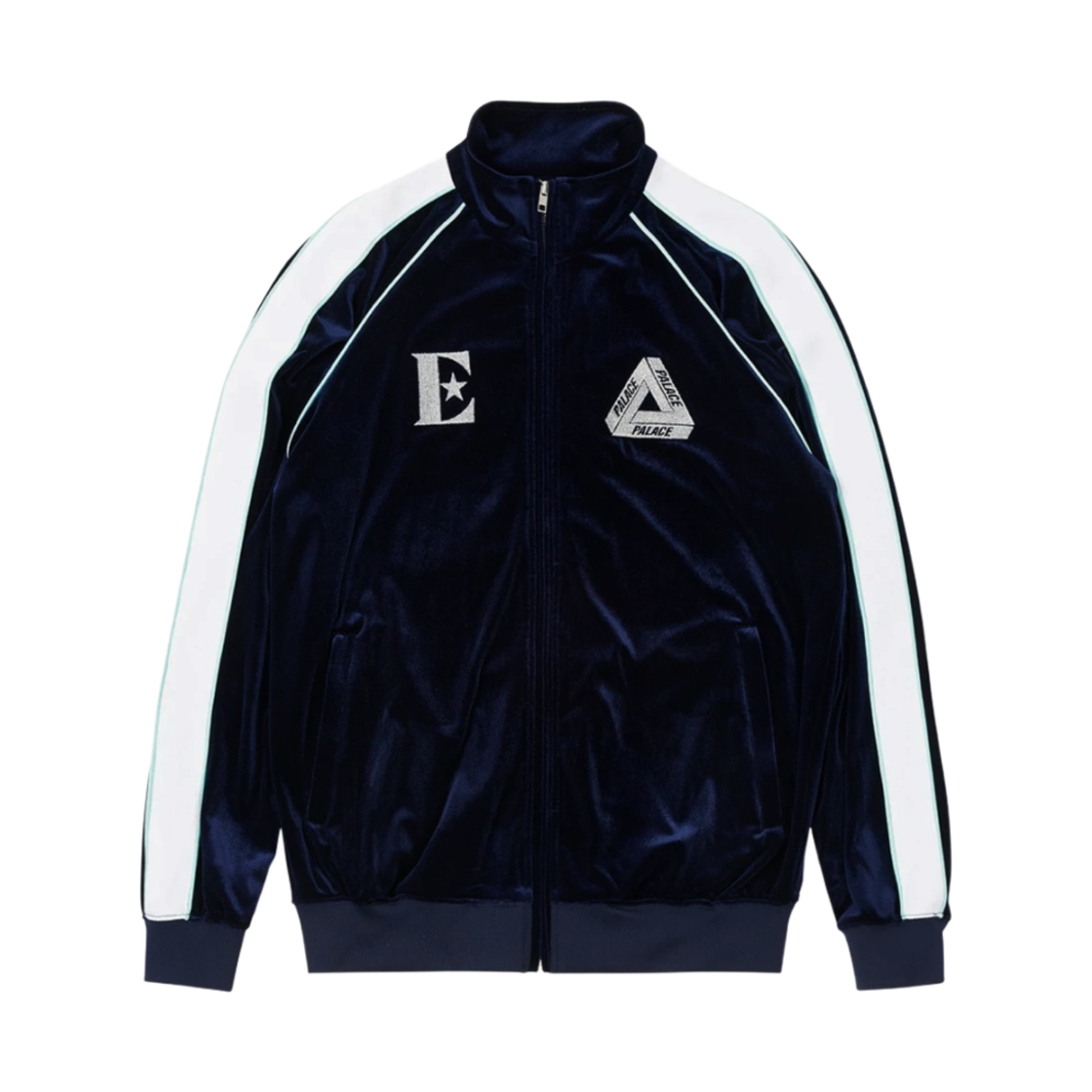 팔라스 x 엘튼 존 벨루어 트랙탑 네이비 - 22SS(Palace x Elton John Velour Track Top Navy - 22SS) - 2
