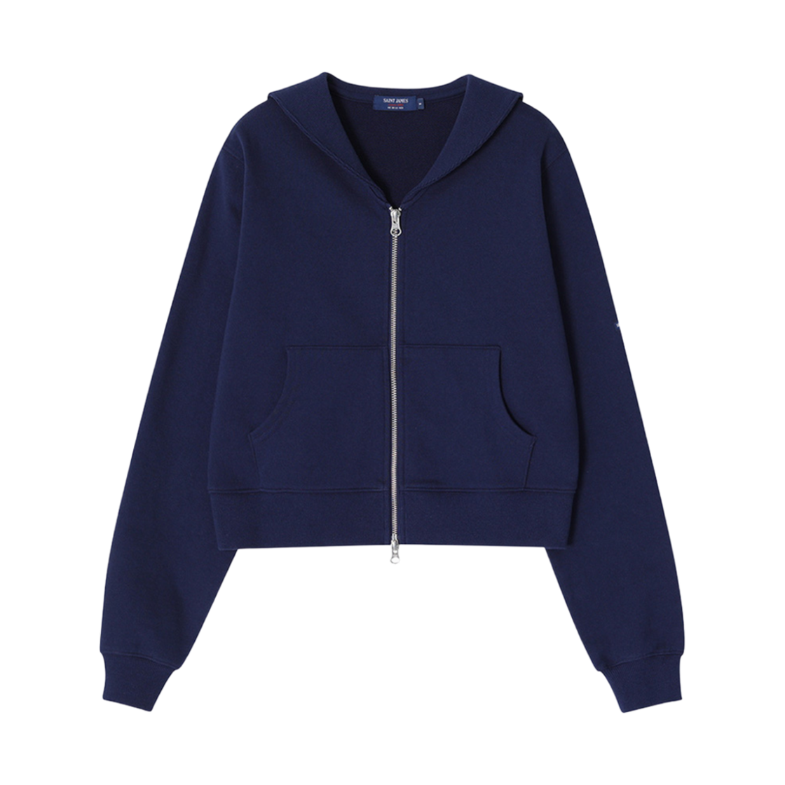 ASJF251KR37-001 Saint James Bon Bon Zip-Up Sailor Marine