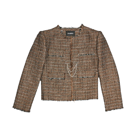 DARED-P0000DIN Dared Peanut Tweed Jacket