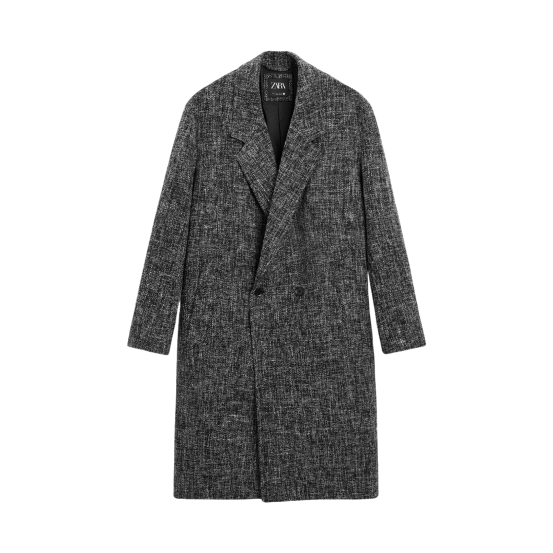 자라 릴렉스드 핏 텍스쳐드 코트 그레이스(Zara Relaxed Fit Textured Coat Greys)