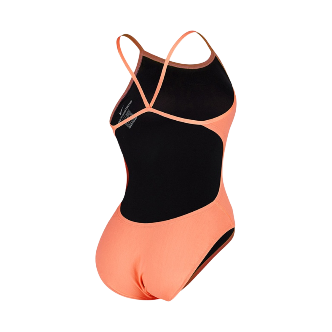 (W) 나이키 스윔 앤서 솔리드 컷아웃 브라이트 망고((W) Nike Swim Answer Solid Cut Out Bright Mango) - 2