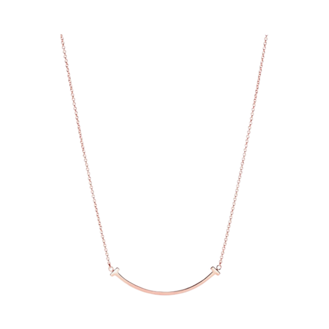 60011678 Tiffany & Co. Tiffany T Smile Pendant Small Rose Gold