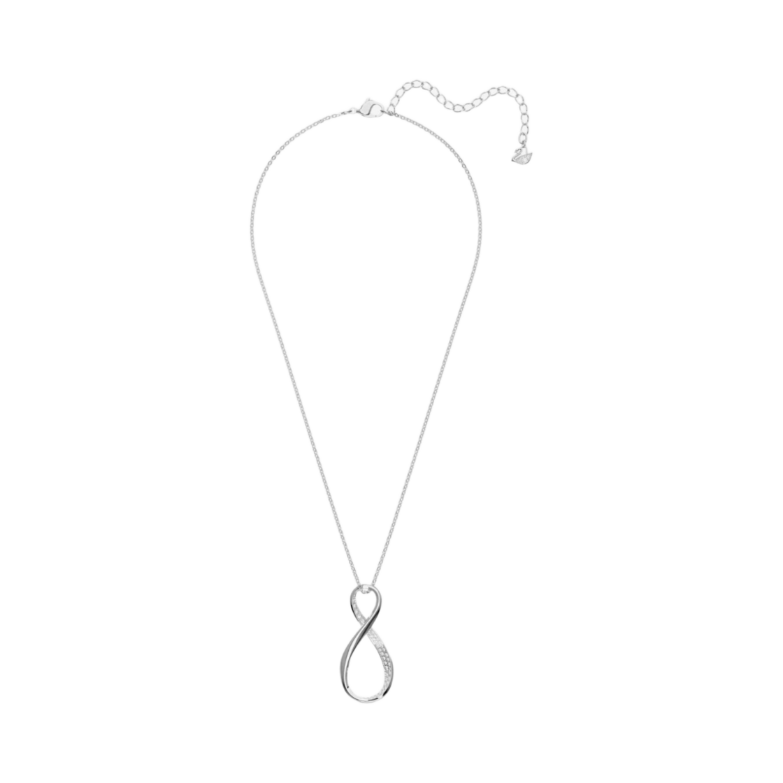 (W) 스와로브스키 이그지스트 팬던트 화이트 로듐 플래팅((W) Swarovski Exist Pendant White Rhodium Plated)