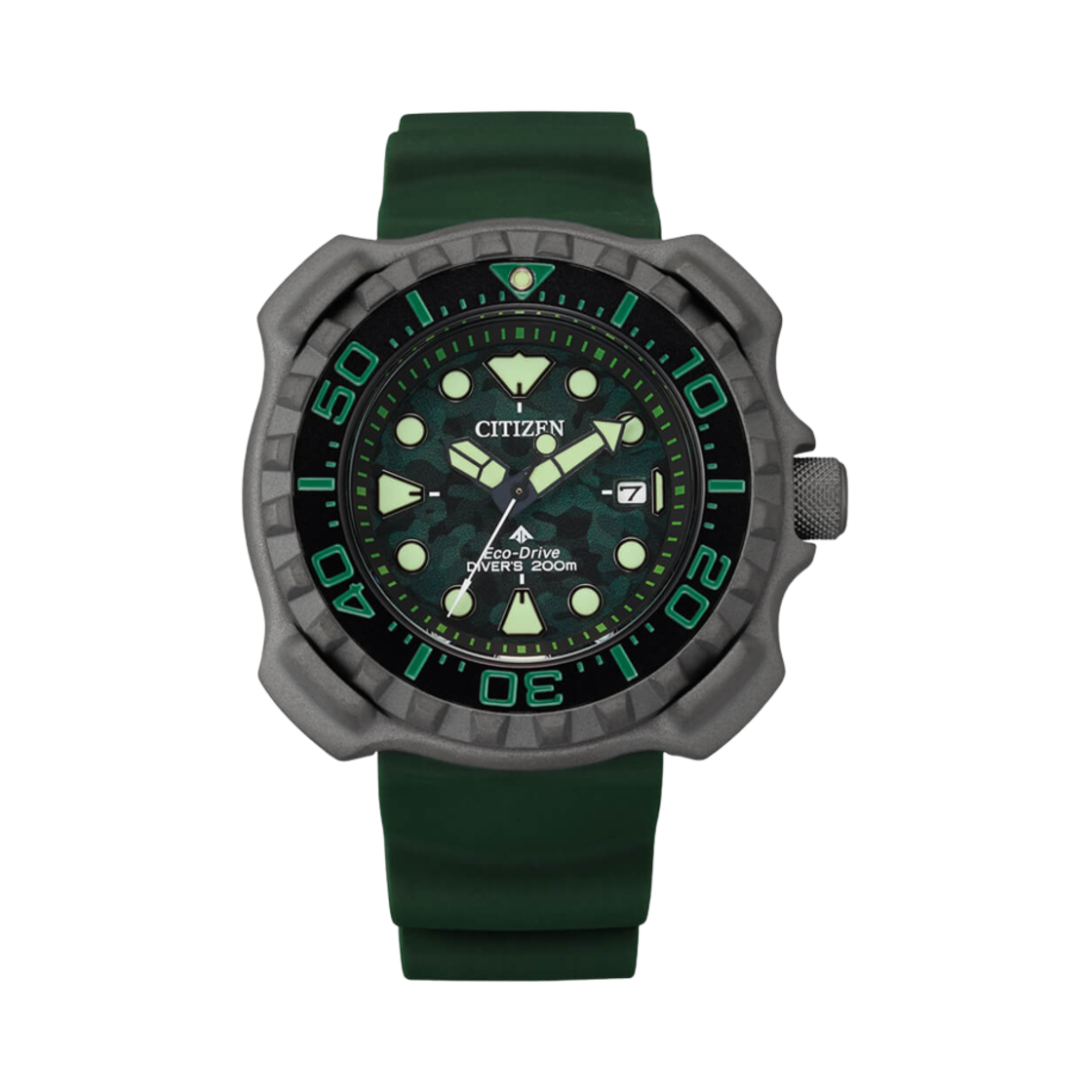 시티즌 프로마스터 다이브 에코드라이브 47mm 슈퍼 티타늄 그린(Citizen Promaster Dive Eco-Drive 47mm Super Titanium Green) - 1