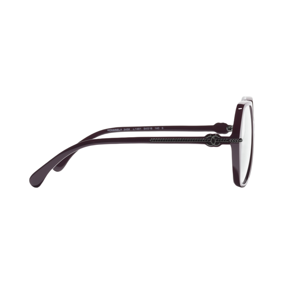 샤넬 스퀘어 프레임 아세테이트 & 버건디(Chanel Square Eyeglasses Acetate & Burgundy) - 3