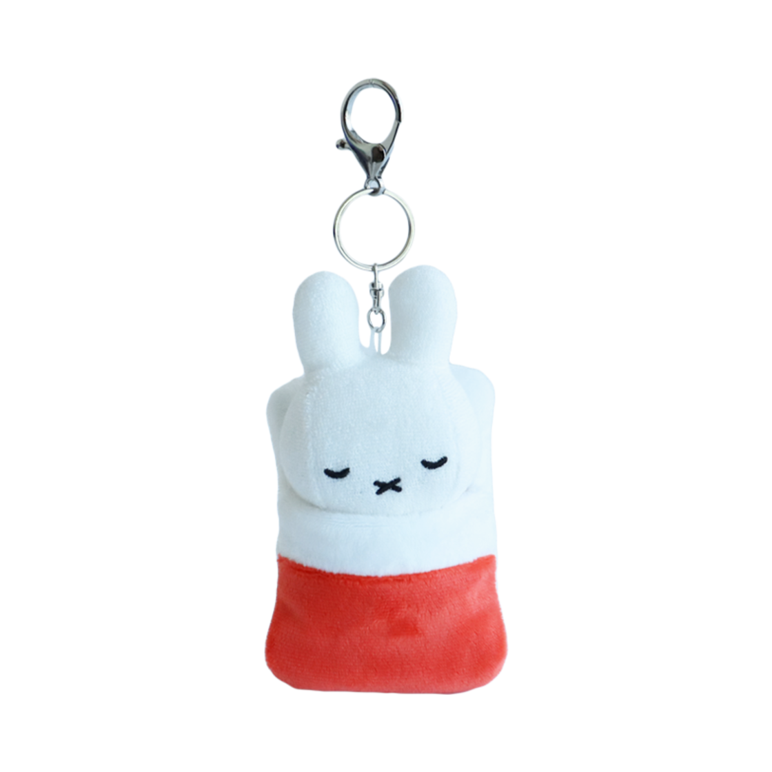 매니어리틀 이불 덮은 미피 키링인형 오렌지(Many a Little Blanketed Miffy Key Ring Orange)
