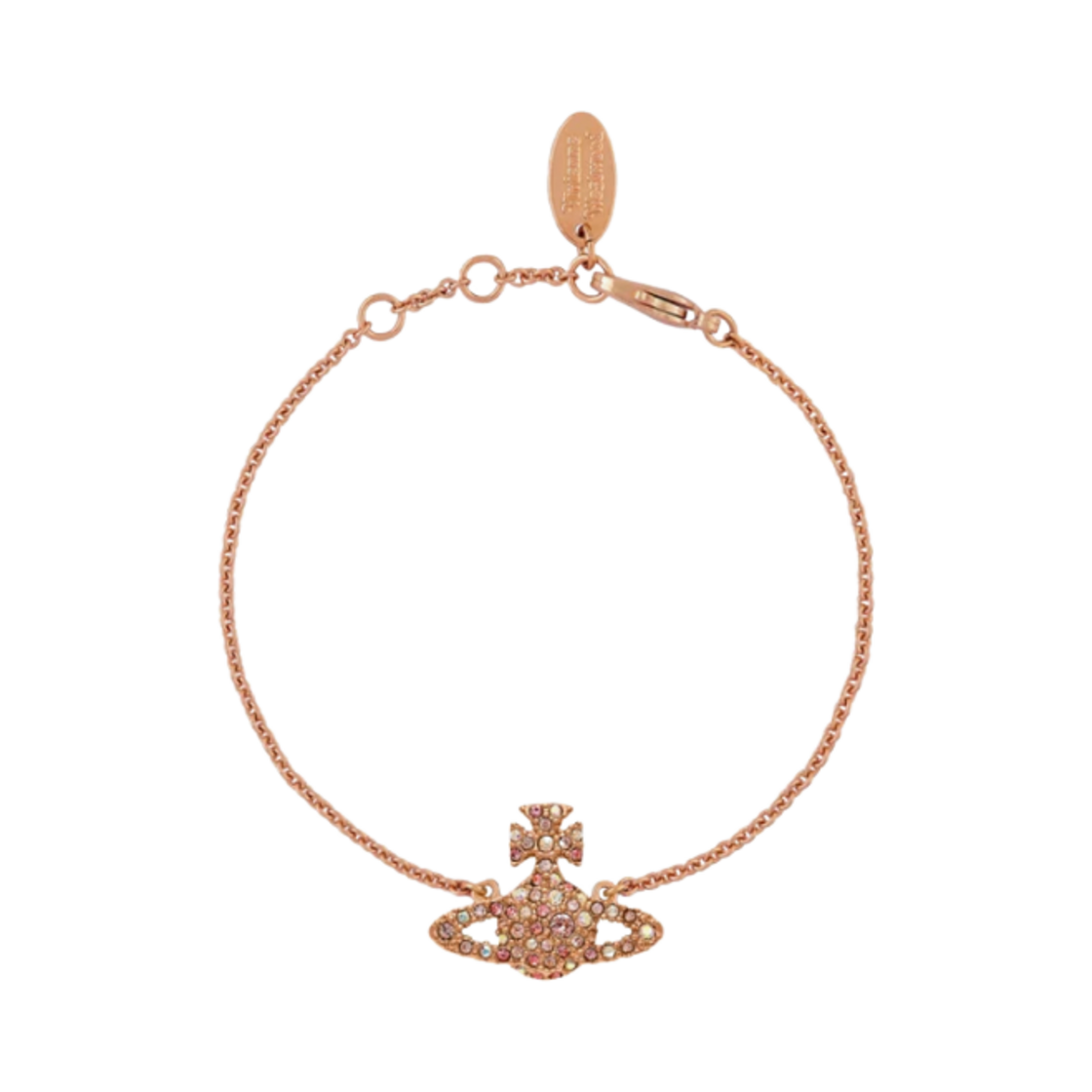 비비안 웨스트우드 그레이스 바스 릴리프 브레이슬릿 핑크 골드(Vivienne Westwood Grace Bas Relief Bracelet Pink Gold) - 1