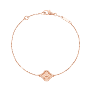 (W) Van Cleef & Arpels Sweet Alhambra Bracelet Rose Gold
