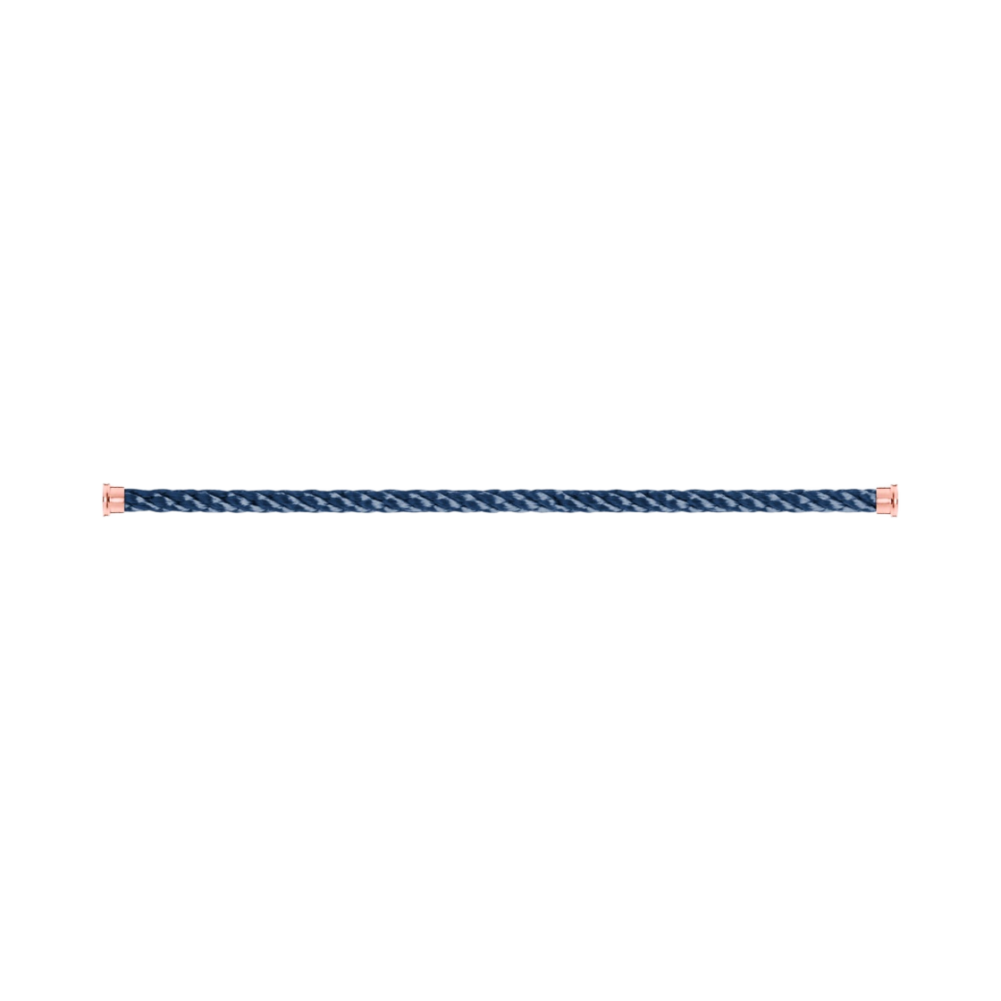 프레드 진 블루 케이블 브레이슬릿 라지 핑크 골드(Fred Jean Blue Cable Bracelet Large Pink Gold)