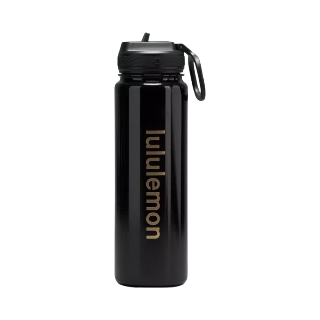 룰루레몬 백 투 라이프 스포츠 보틀 24온즈 스트로우 리드 샤인 블랙(Lululemon Back to Life Sports Bottle 24 oz. Straw Lid Shine Black)