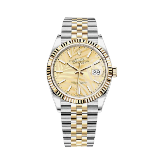 126233 Rolex Datejust 36mm 126233 Palm Motif Golden Jubilee