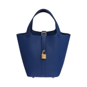Hermes Picotin Lock 18 Bag Maurice & Gold Bleu Saphir