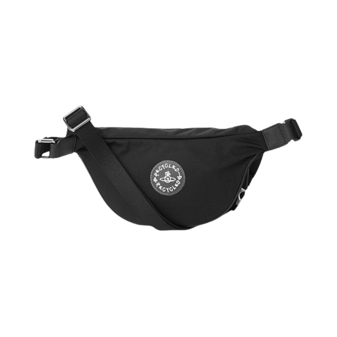 43070028-W00C8-N401 Vivienne Westwood Re-Nylon Hilda Small Bum Bag Black