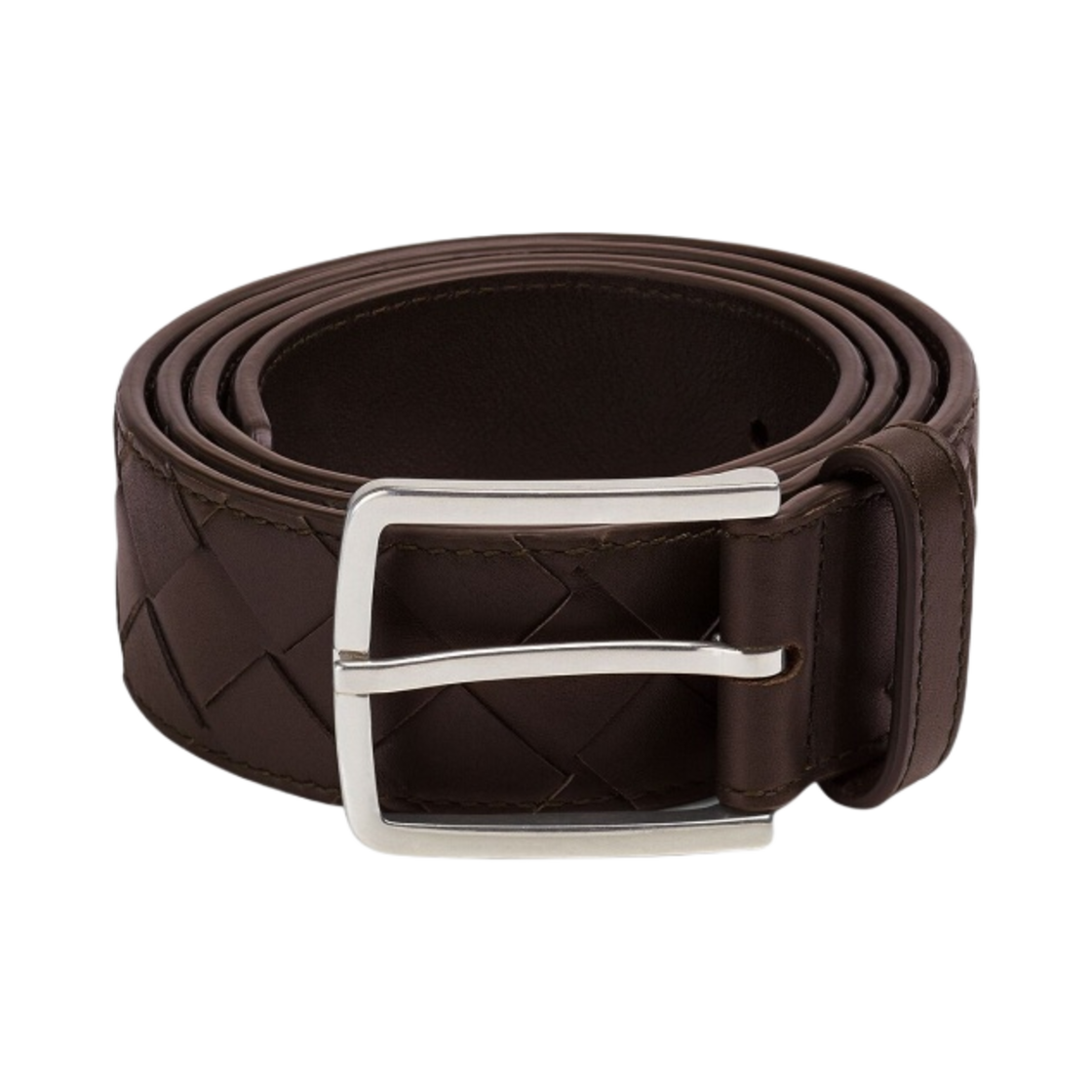 보테가 베네타 인트레치아토 레더 벨트 폰단트(Bottega Veneta Intrecciato Leather Belt Fondant)