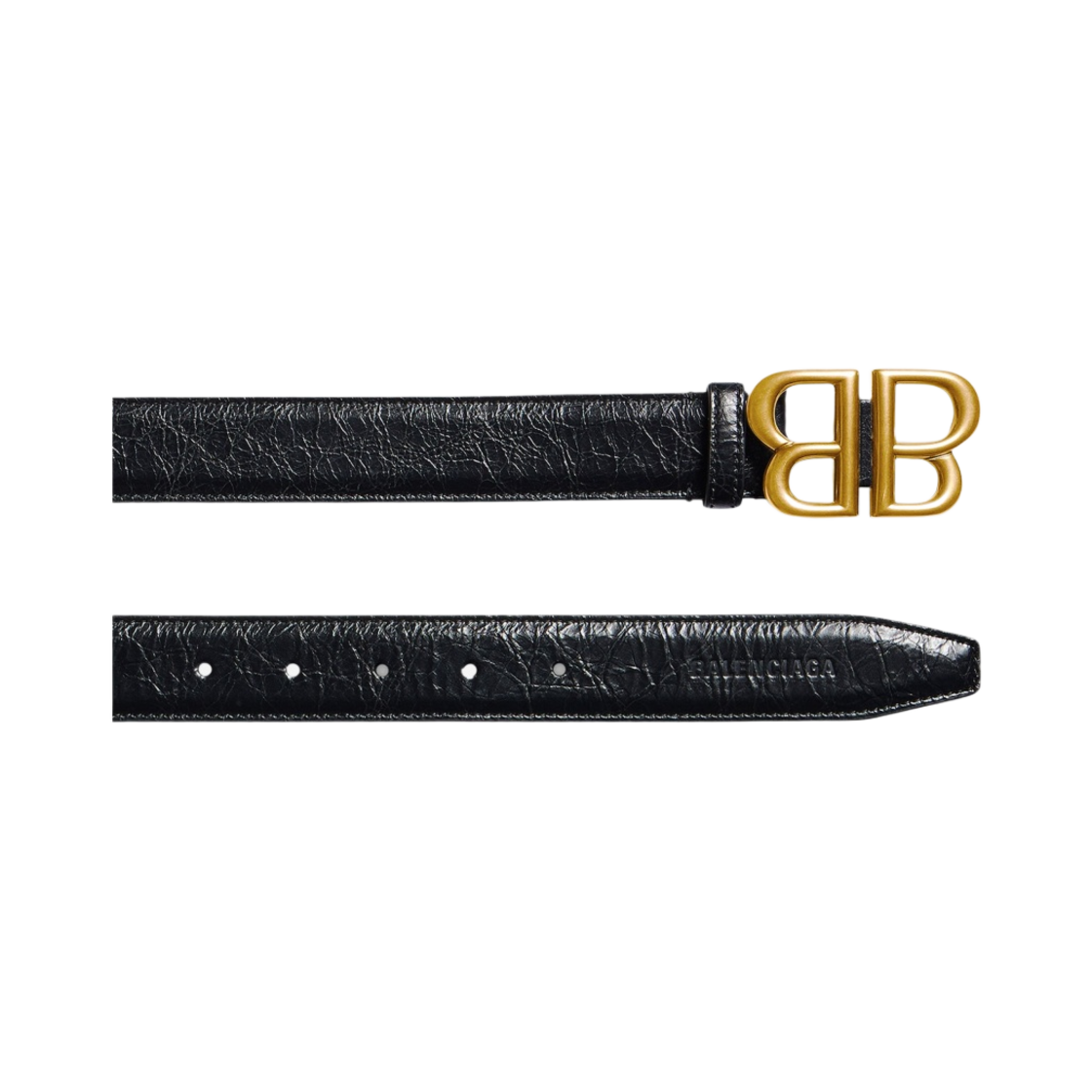 7660312AAR61000 (W) Balenciaga Monaco Belt Black
