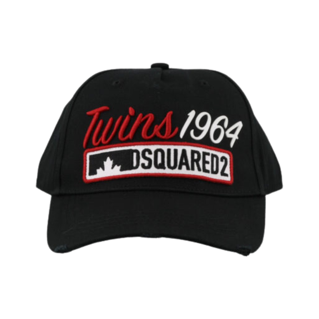 디스퀘어드2 트윈스 1964 베이스볼 캡 블랙(Dsquared2 Twins 1964 Baseball Cap Black)