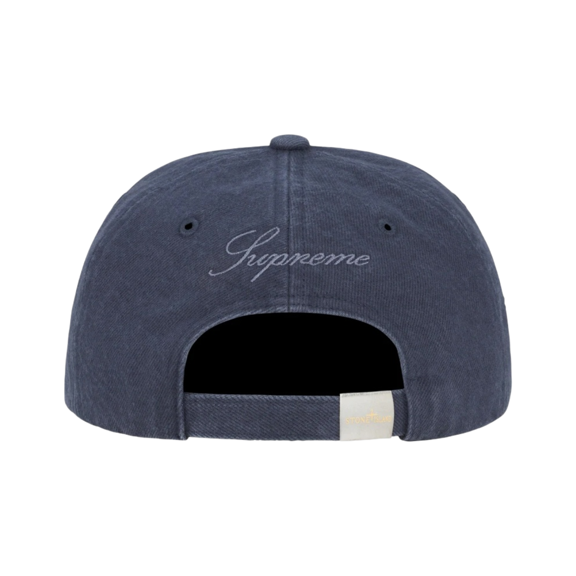 슈프림 x 스톤 아일랜드 데님 6-패널 캡 네이비 - 23FW(Supreme x Stone Island Denim 6-Panel Navy - 23FW) - 2