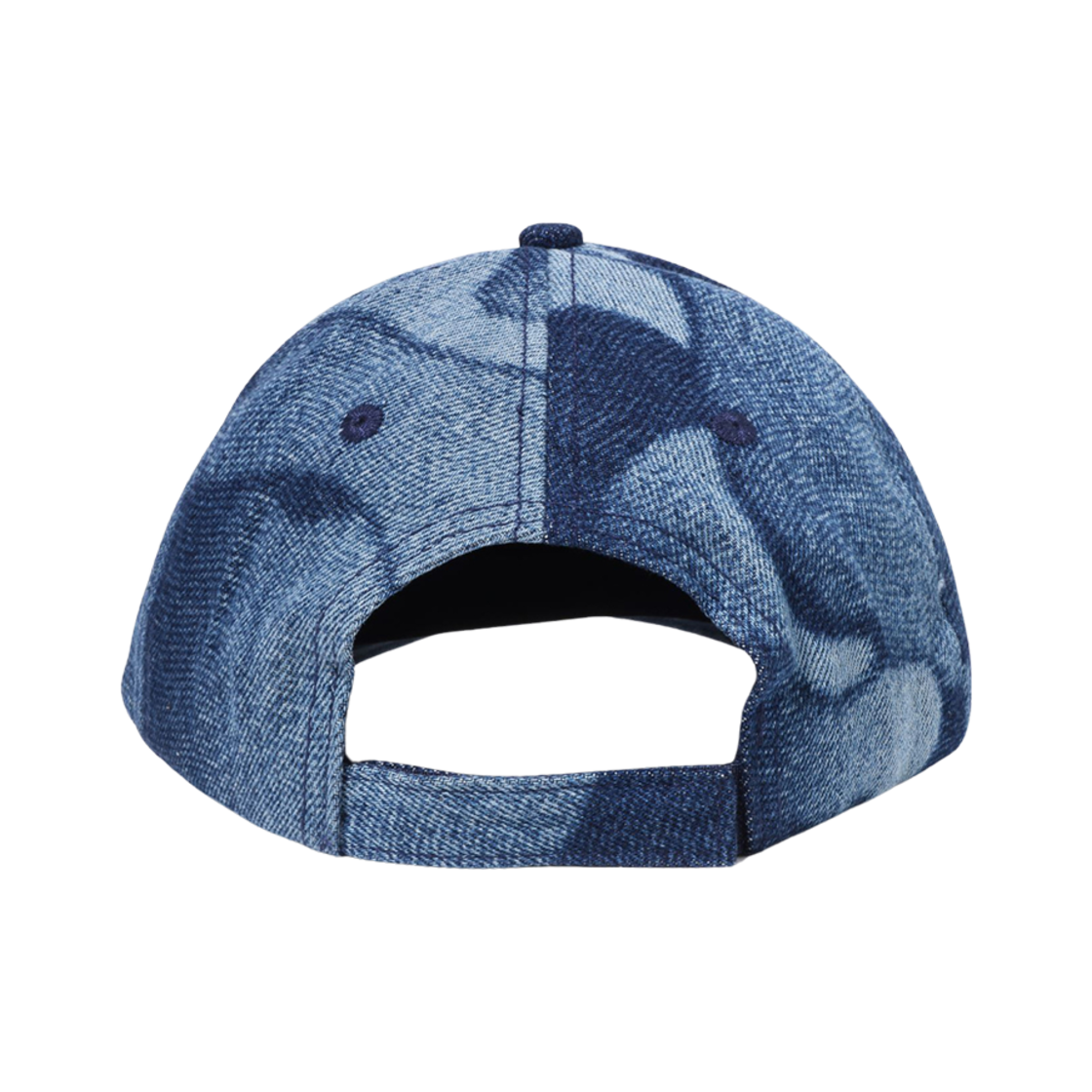 베이프 레인보우 자카드 메탈 에이프 헤드 원 포인트 로고 핀 캡 데님(BAPE Rainbow Jacquard Metal Ape Head One Point Logo Pin Cap Denim) - 2