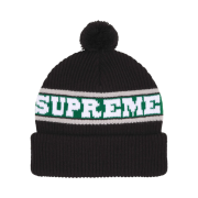 Supreme Big Stripe Beanie Black - 24FW