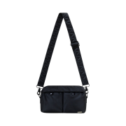 ALPHA INDUSTRIES Nylon Messenger Bag Black