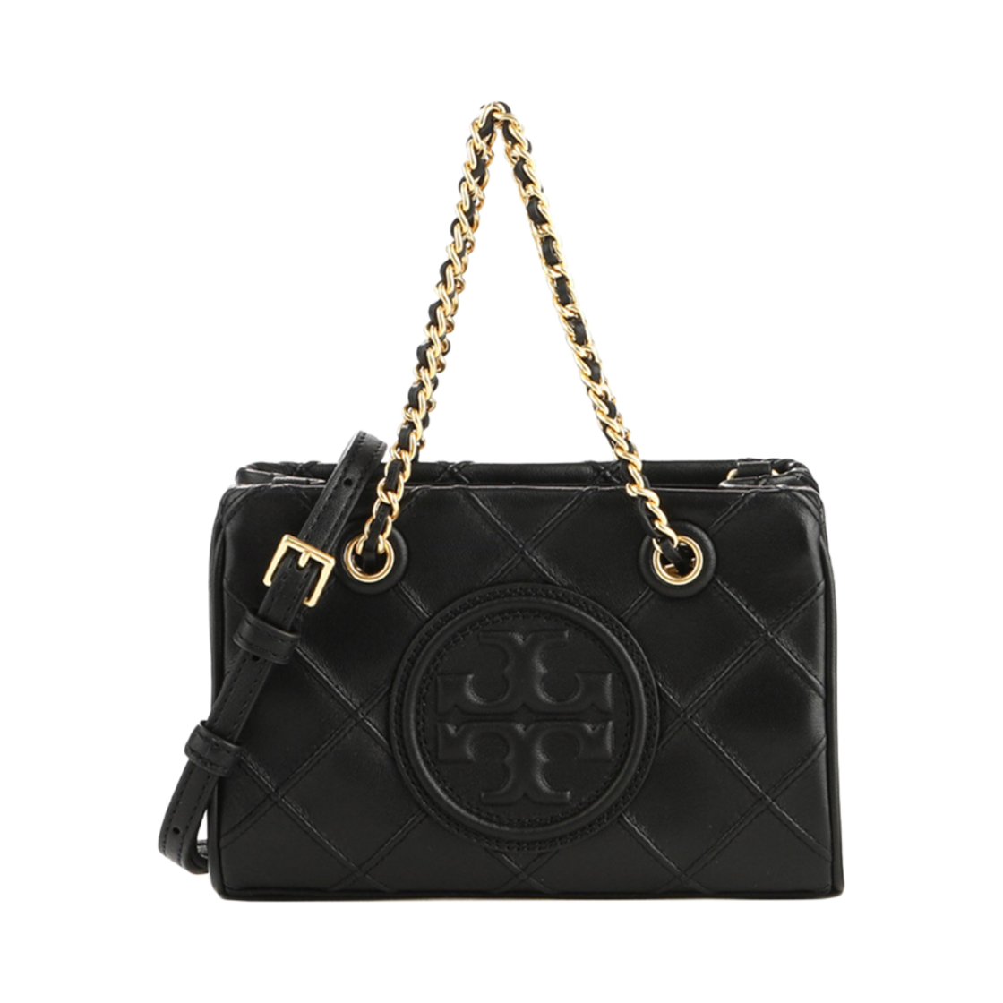 152334-001 Tory Burch Fleming Chain Tote Black