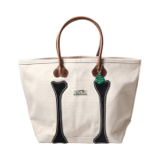 Kapital No. 4 Canvas Kotsukotsu Tote Bag M Kinari Black