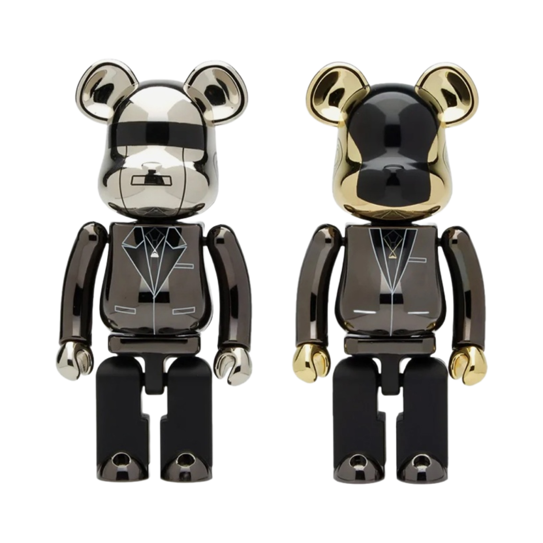 베어브릭 x 다프트 펑크 랜덤 액세스 메모리 초합금 버전 2 팩 200%
