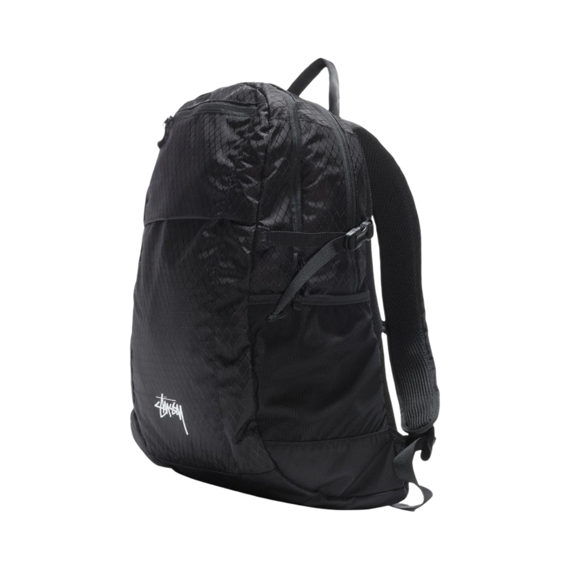 스투시 다이아몬드 립스탑 백팩 블랙(Stussy Diamond Ripstop Backpack Black) - 2