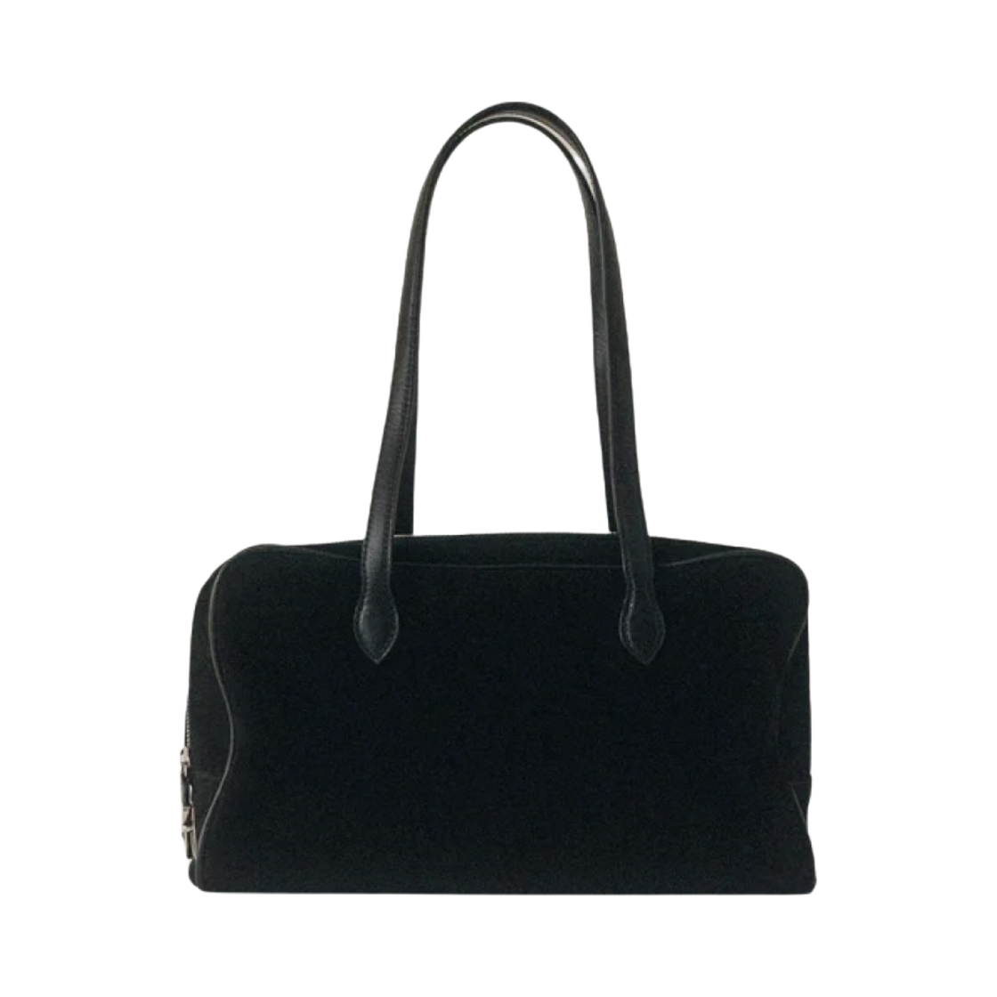 투티에 삭 로케 백 스웨이드 블랙(Tout Y Est Sac Loquet Bag Suede Black)