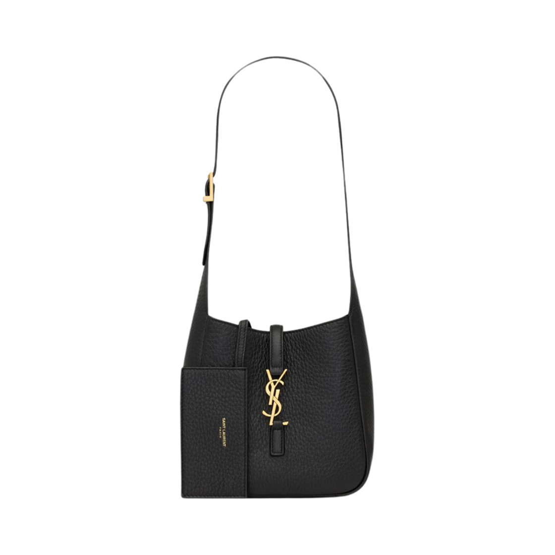생로랑 르 5 A 7 서플 베이비 그레인 레더 블랙(Saint Laurent Le 5 À 7 Supple Baby In Grained Leather Black) - 2