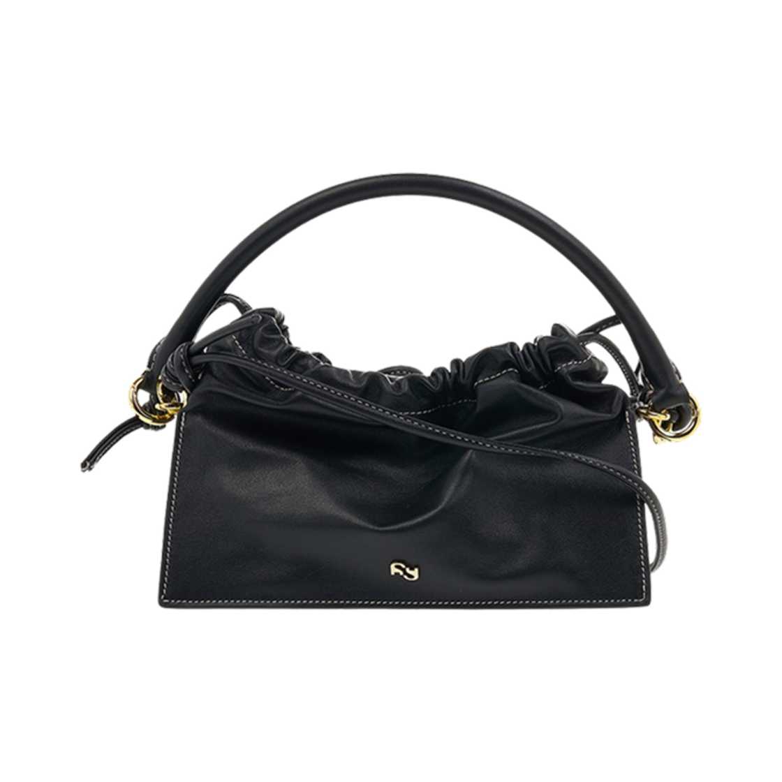 YUZRS22-HB-BO-00 Yuzefi Bom Shoulder Bag Black