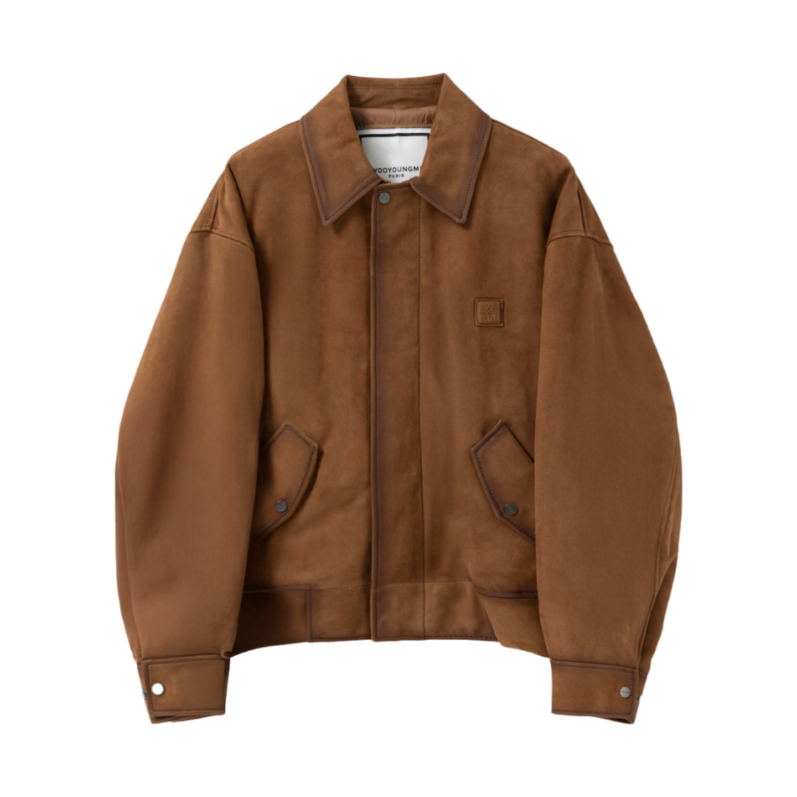 우영미 패디드 고트 스웨이드 자켓 카멜 - 24FW(Wooyoungmi Padded Goat Suede Jacket Camel - 24FW)