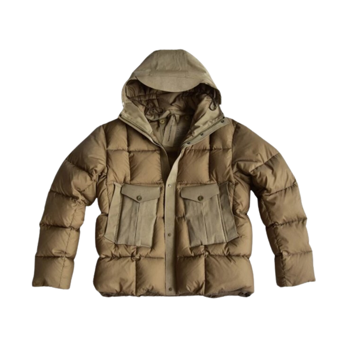 21CTCUB03120-006048-359 Ten C Tempest Combo Down Jacket Sage