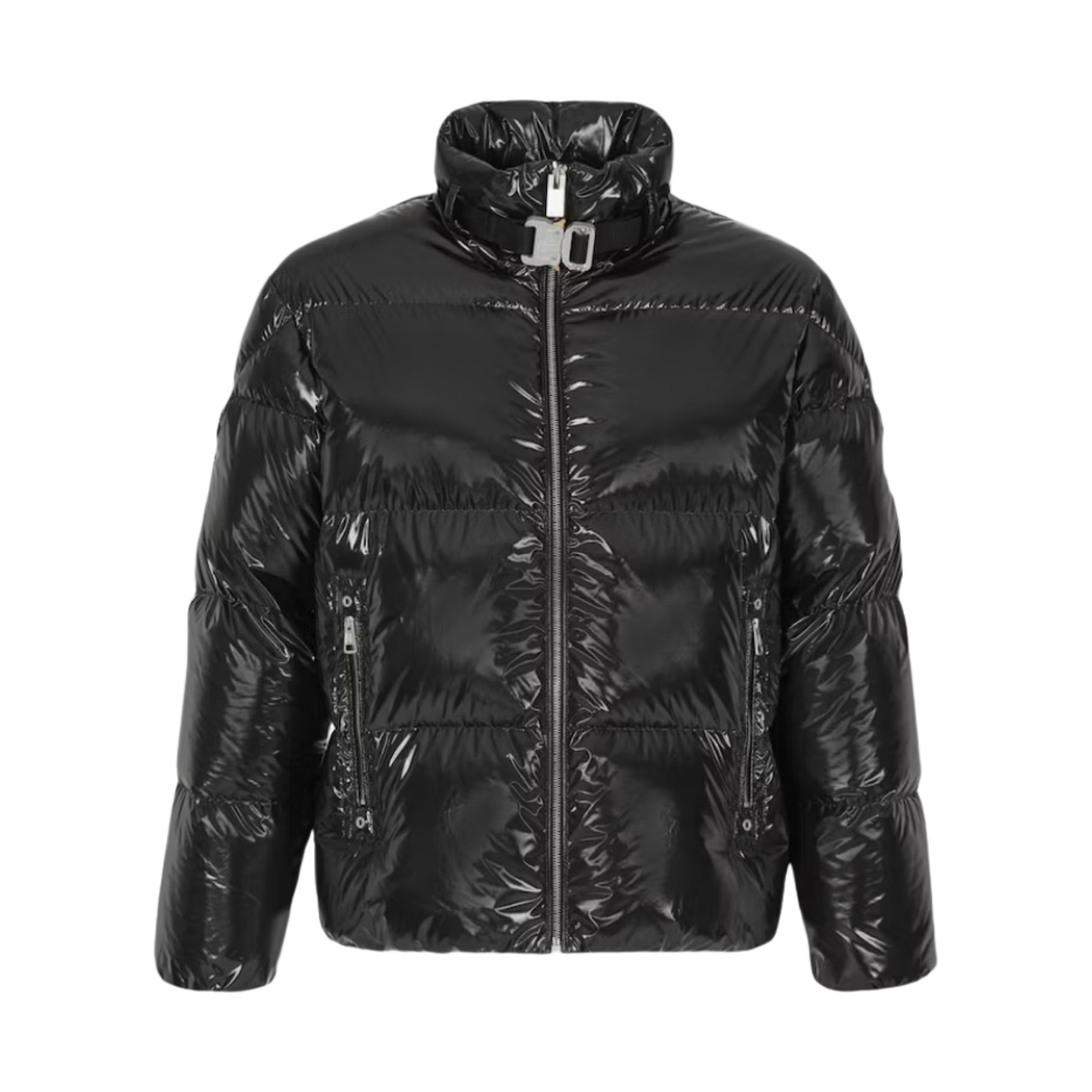 몽클레르 x 1017 알릭스 9SM 마호가누스 쇼트 다운 자켓 블랙 - 21FW