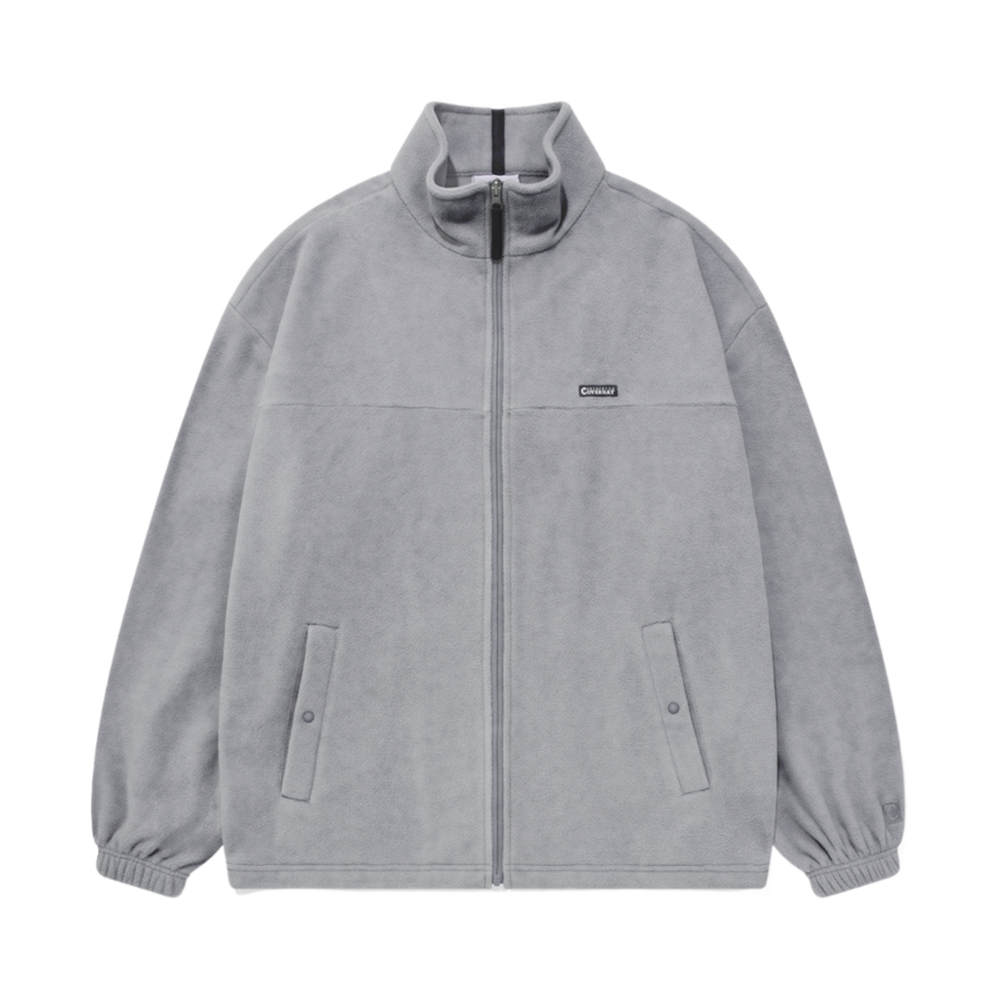커버낫 플리스 집업 자켓 멜란지 그레이(Covernat Fleece Zip Up Jacket Melange Grey)