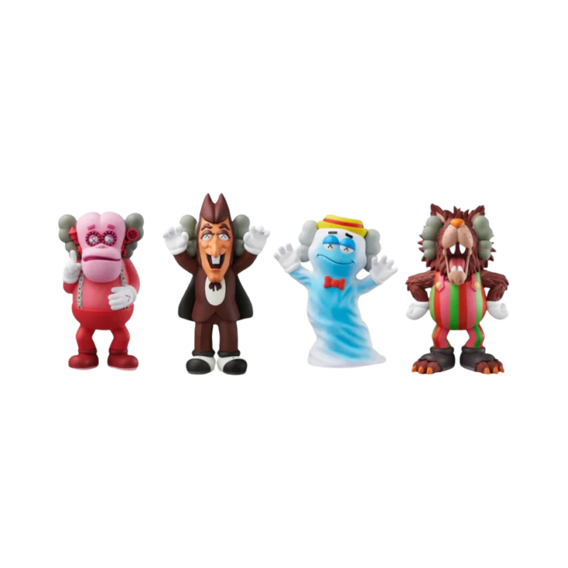 - Kaws Cereal Monsters Figures (Set of 4)
