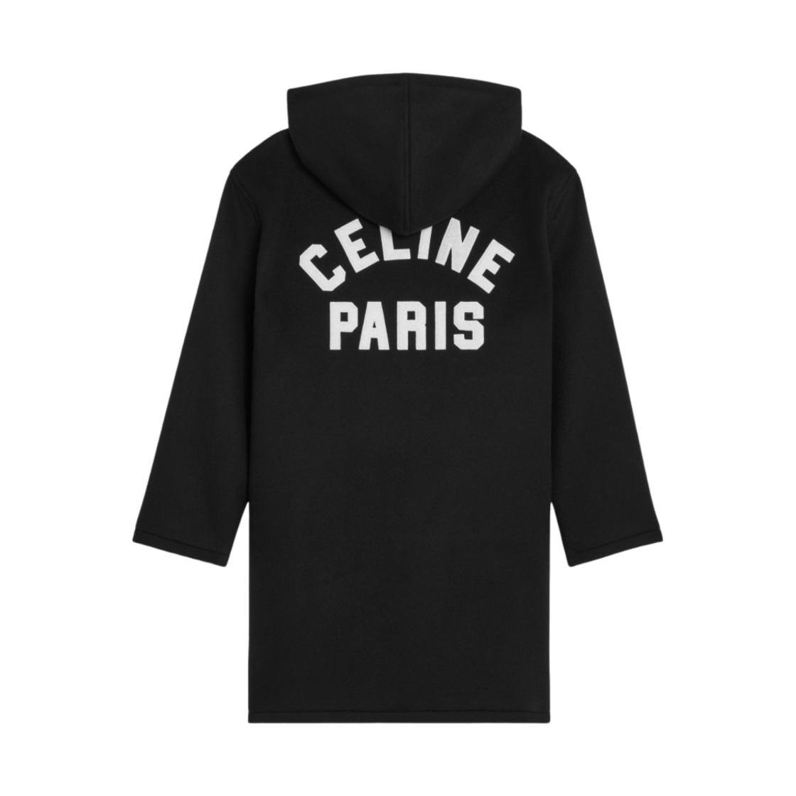 셀린느 더블 페이스 울 컬리지 파카 울 루즈 느와르(Celine College Parka In Double Face Wool Rouge Noir) - 2