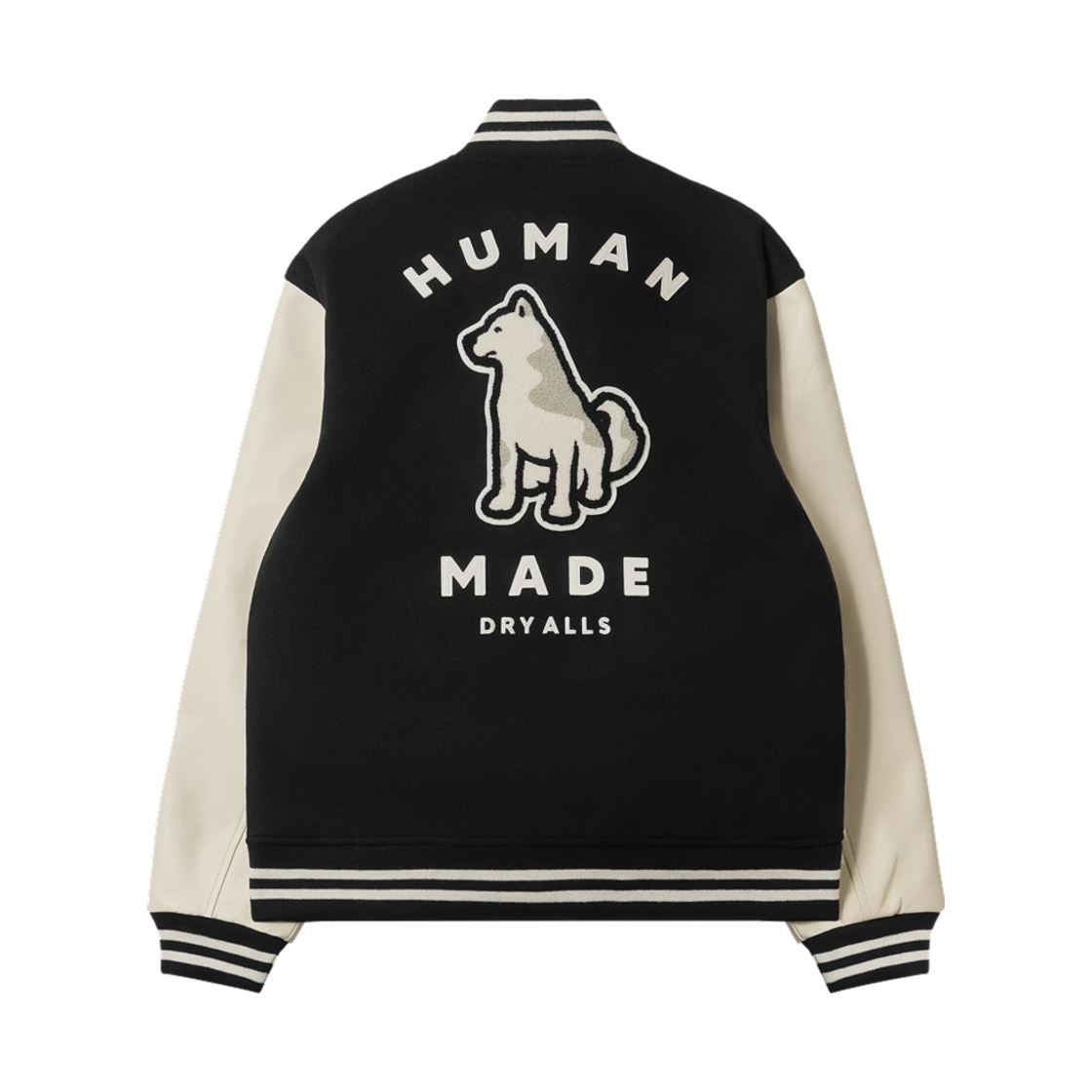 휴먼 메이드 그래픽 바시티 자켓 블랙 - 서울 스토어 한정(Human Made Graphic Varsity Jacket Black - Seoul Store Exclusive)