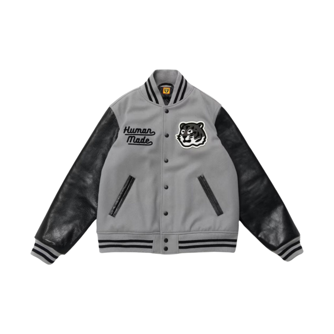 휴먼 메이드 바시티 자켓 그레이(Human Made Varsity Jacket Grey)
