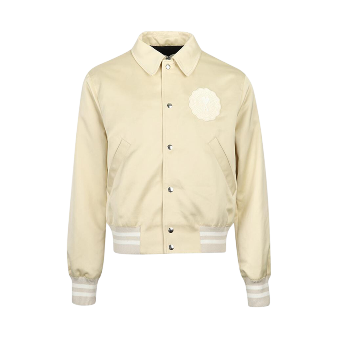 UJK219-PL0011-709 AMI Teddy Jacket Vanilla
